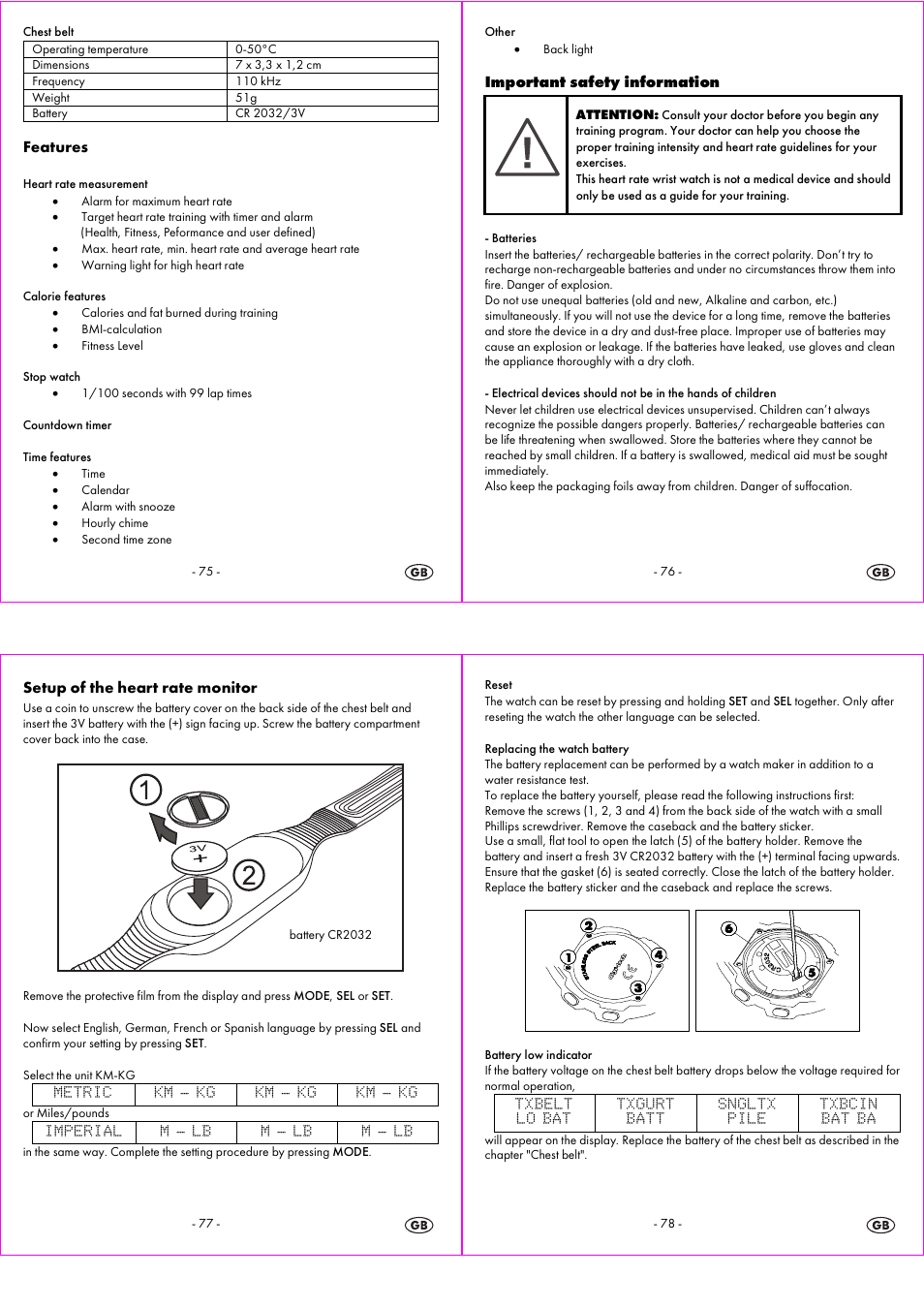 Crivit 1-LD3814 User Manual | Page 20 / 25