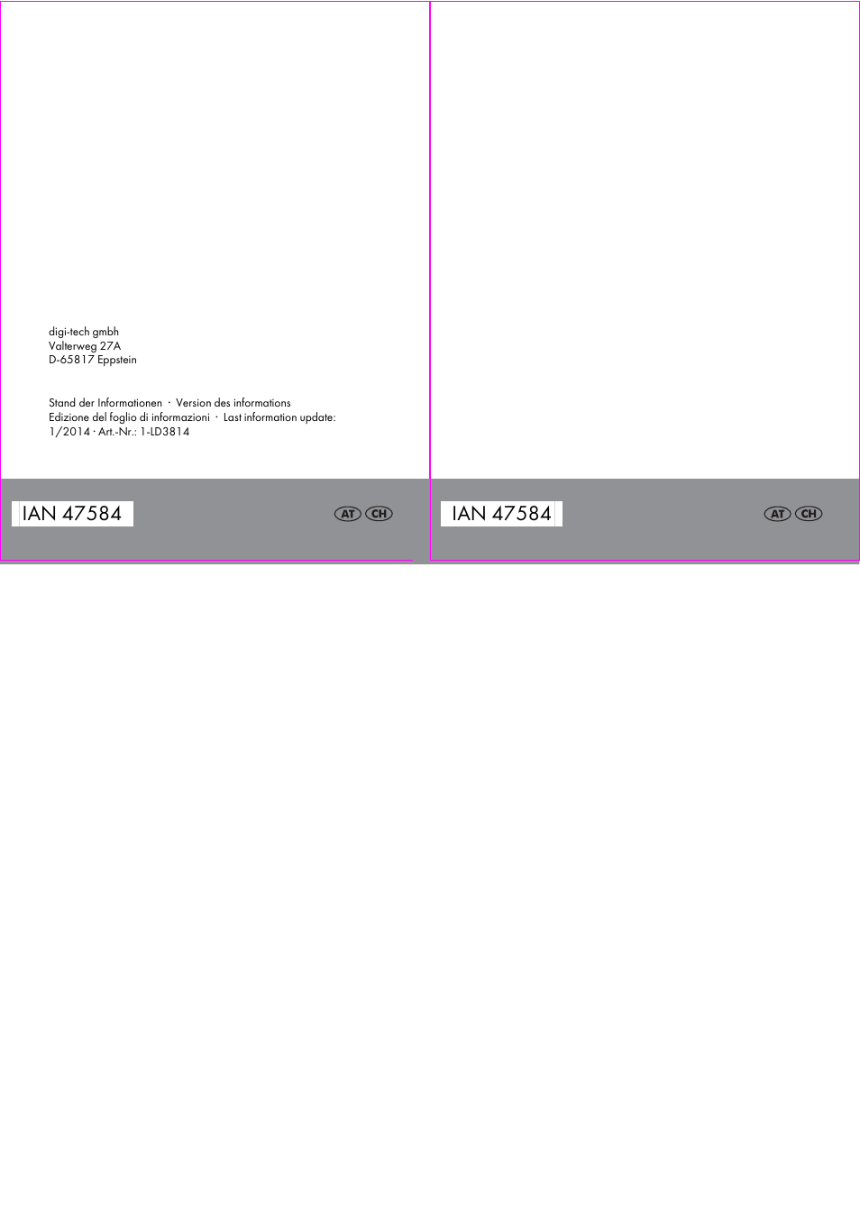 Crivit 1-LD3814 User Manual | Page 25 / 25