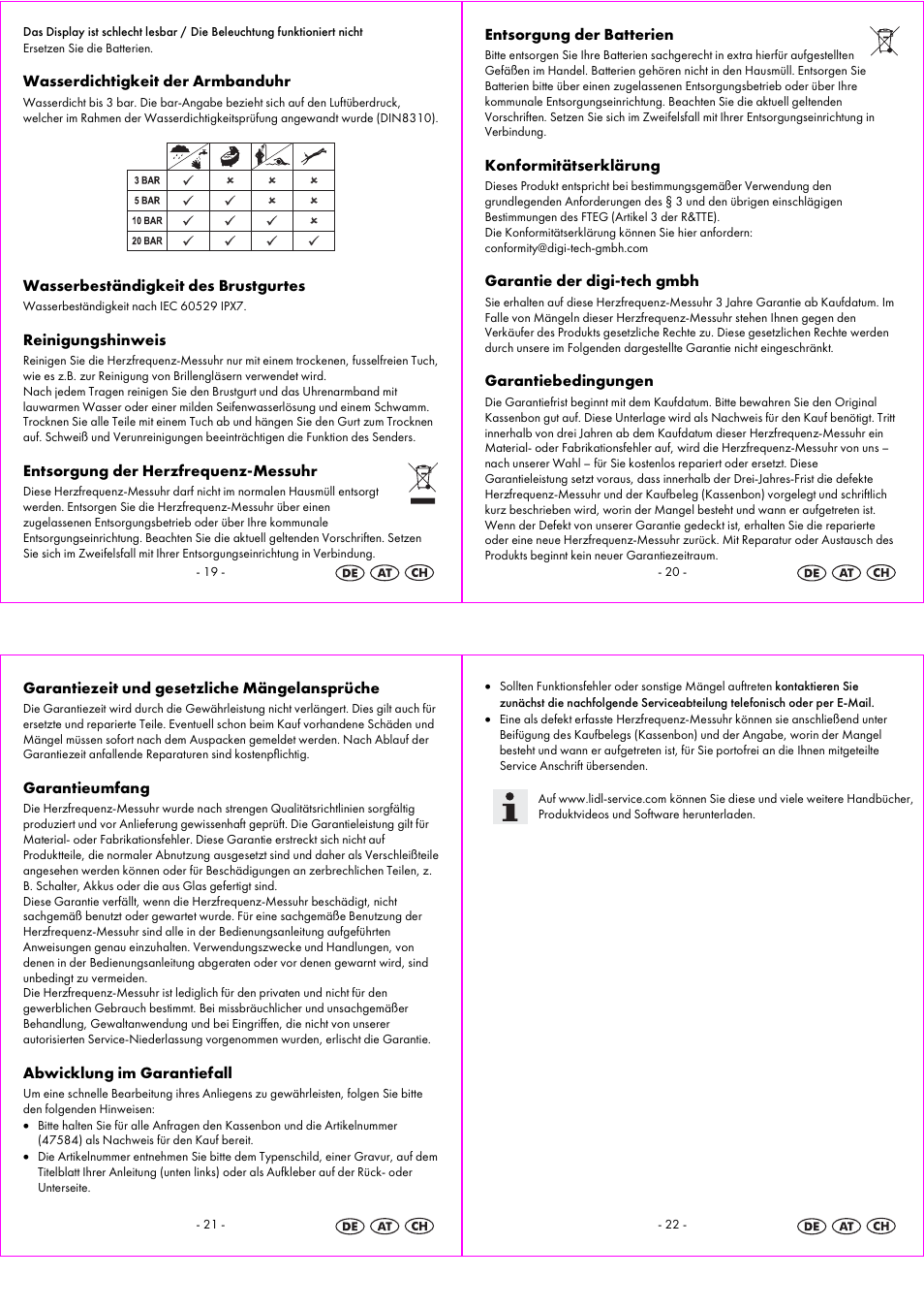 Crivit 1-LD3814 User Manual | Page 6 / 25