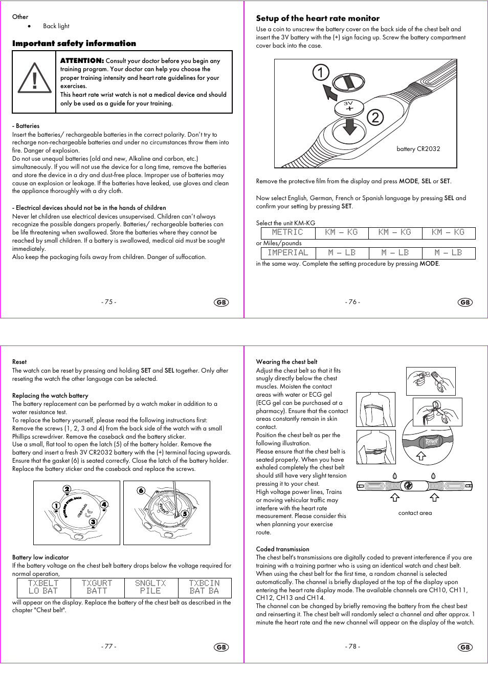 Crivit 1-LD3814 User Manual | Page 20 / 25