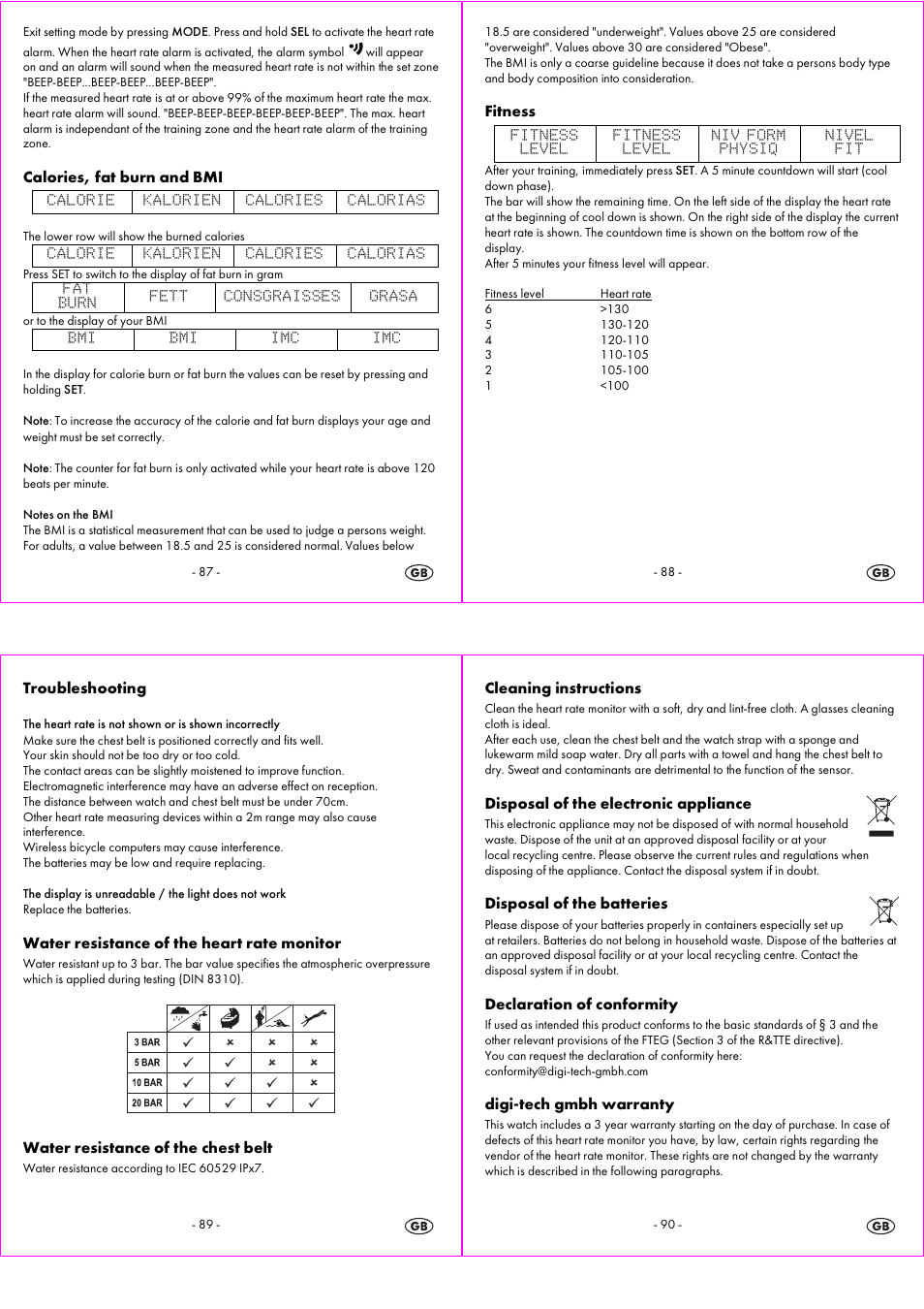 Crivit 1-LD3814 User Manual | Page 23 / 25