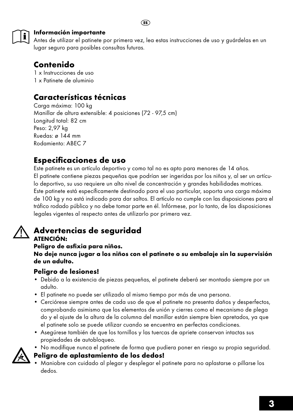Crivit AS-1461 User Manual | Page 3 / 32