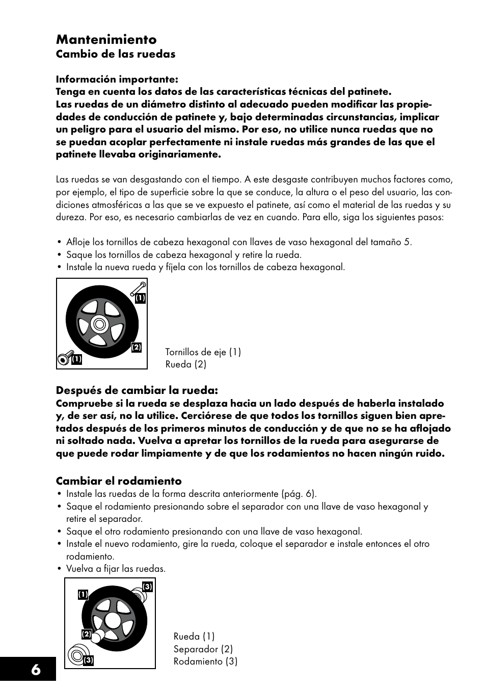6mantenimiento | Crivit AS-1461 User Manual | Page 6 / 32