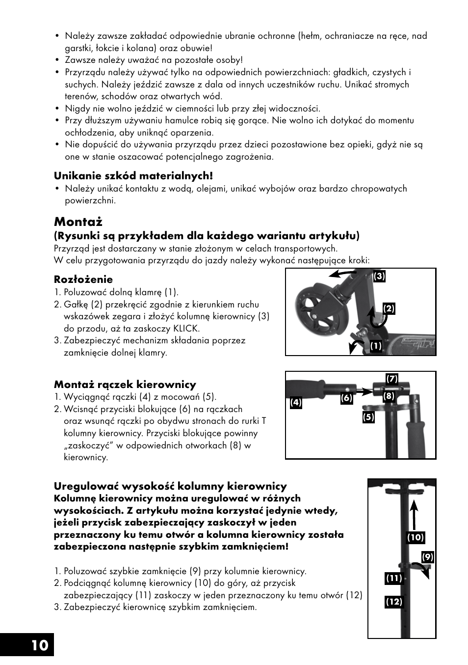 Montaż | Crivit AS-1461 User Manual | Page 10 / 44