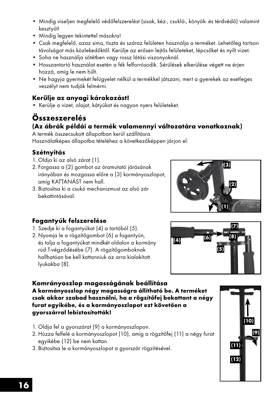 Összeszerelés | Crivit AS-1461 User Manual | Page 16 / 44