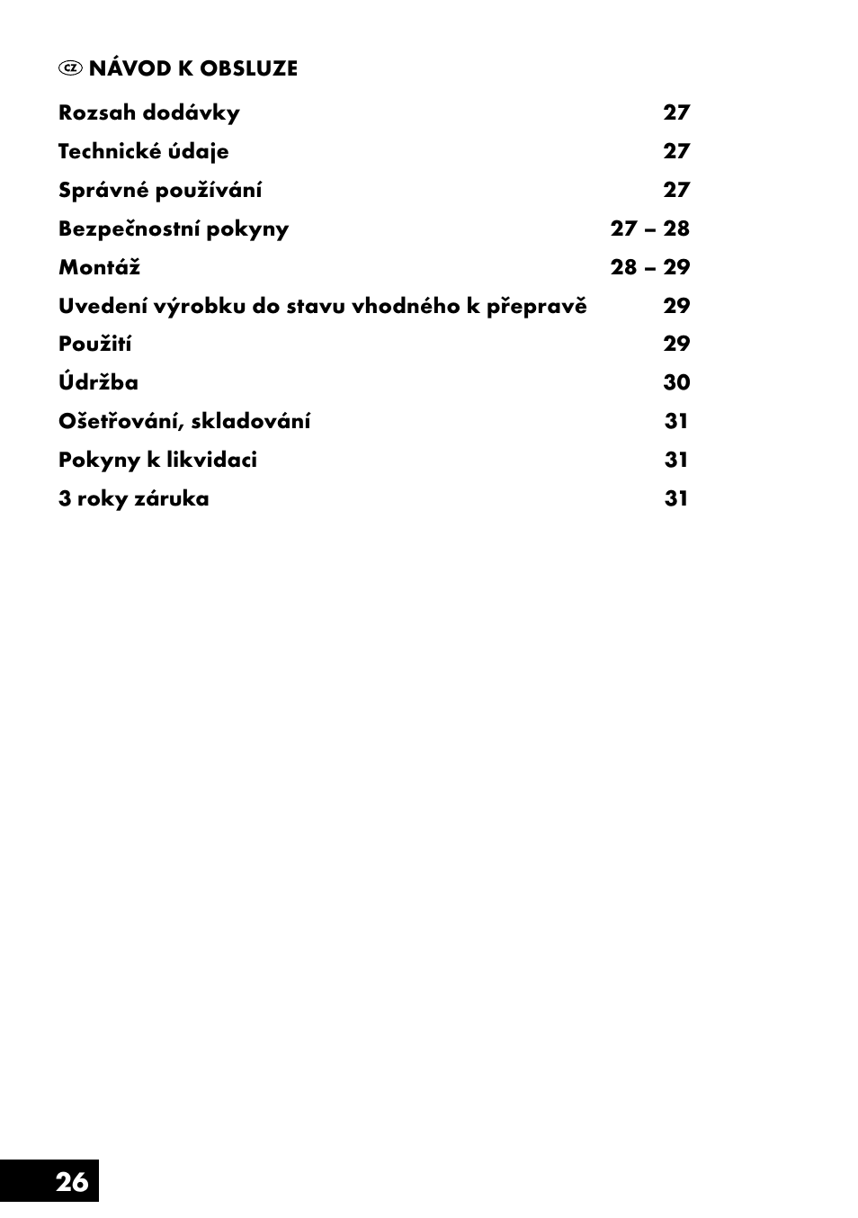 Crivit AS-1461 User Manual | Page 26 / 44