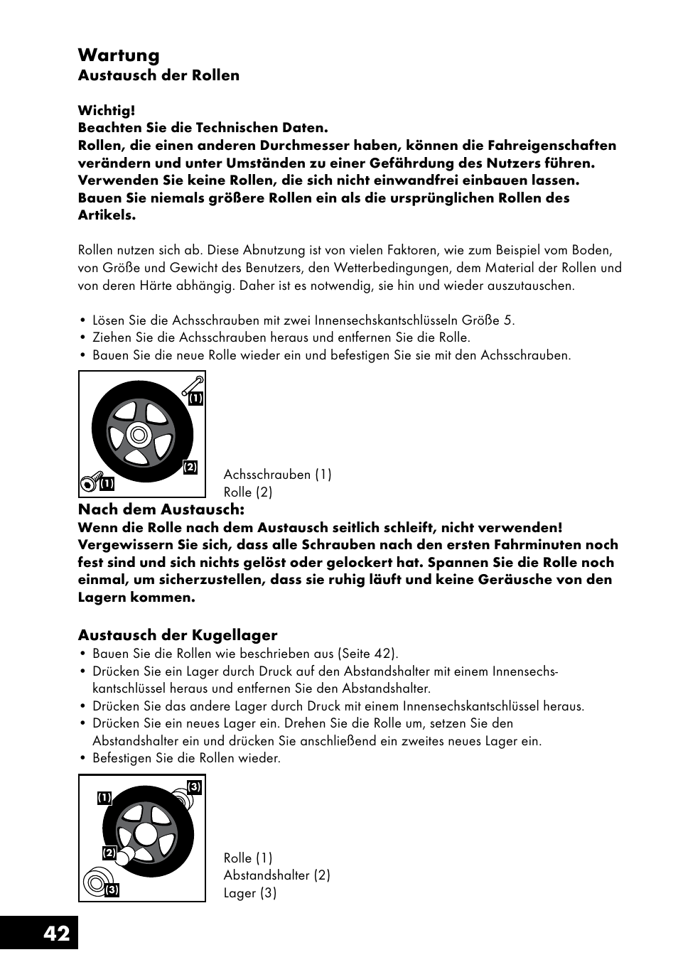 42 wartung | Crivit AS-1461 User Manual | Page 42 / 44