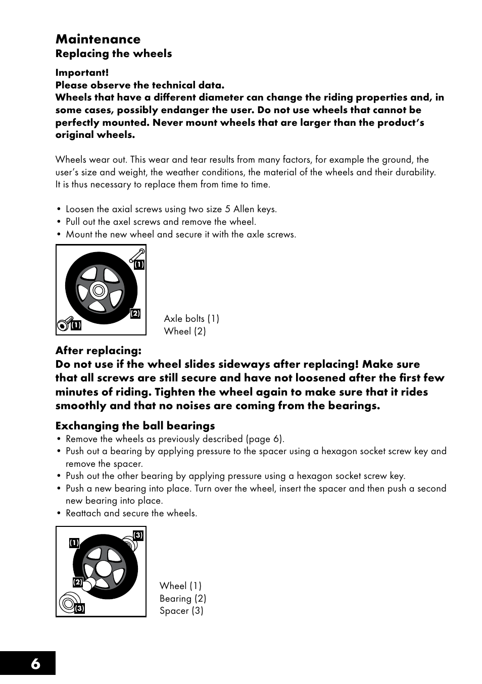 6maintenance | Crivit AS-1461 User Manual | Page 6 / 44