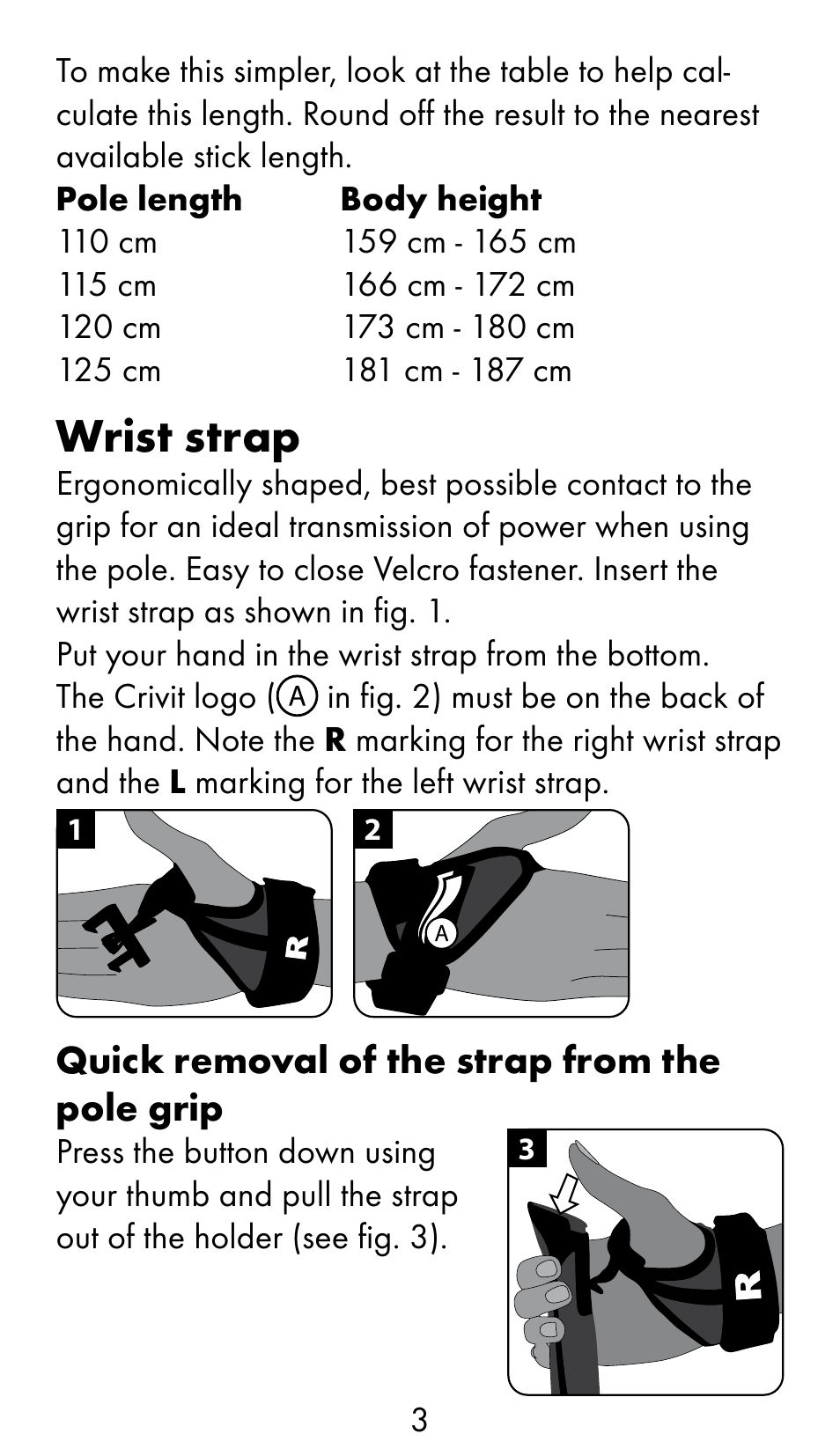 Wrist strap | Crivit WS-1370 User Manual | Page 3 / 60