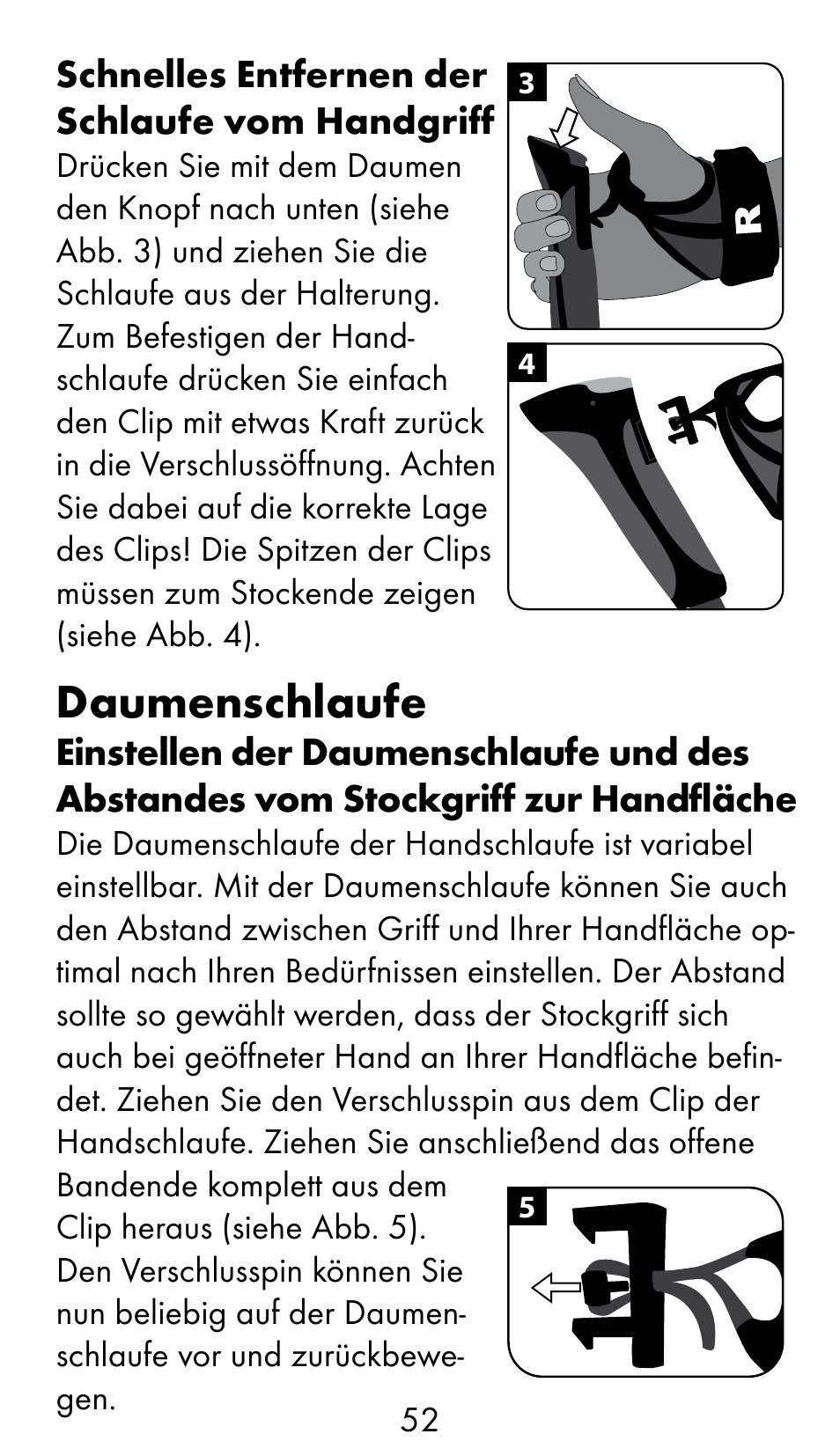 Daumenschlaufe | Crivit WS-1370 User Manual | Page 52 / 60