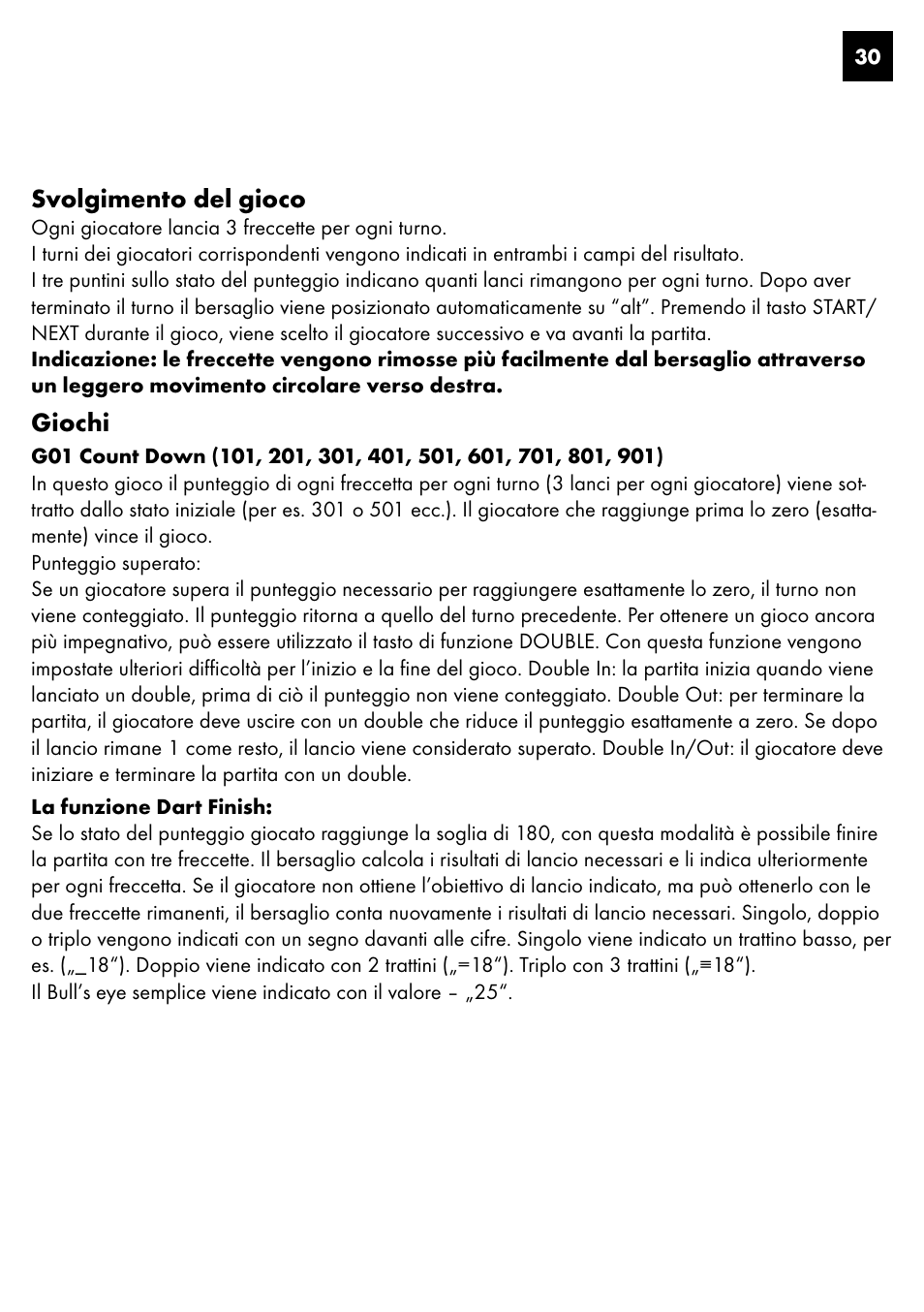 Svolgimento del gioco, Giochi | Crivit DS-1435 User Manual | Page 28 / 94