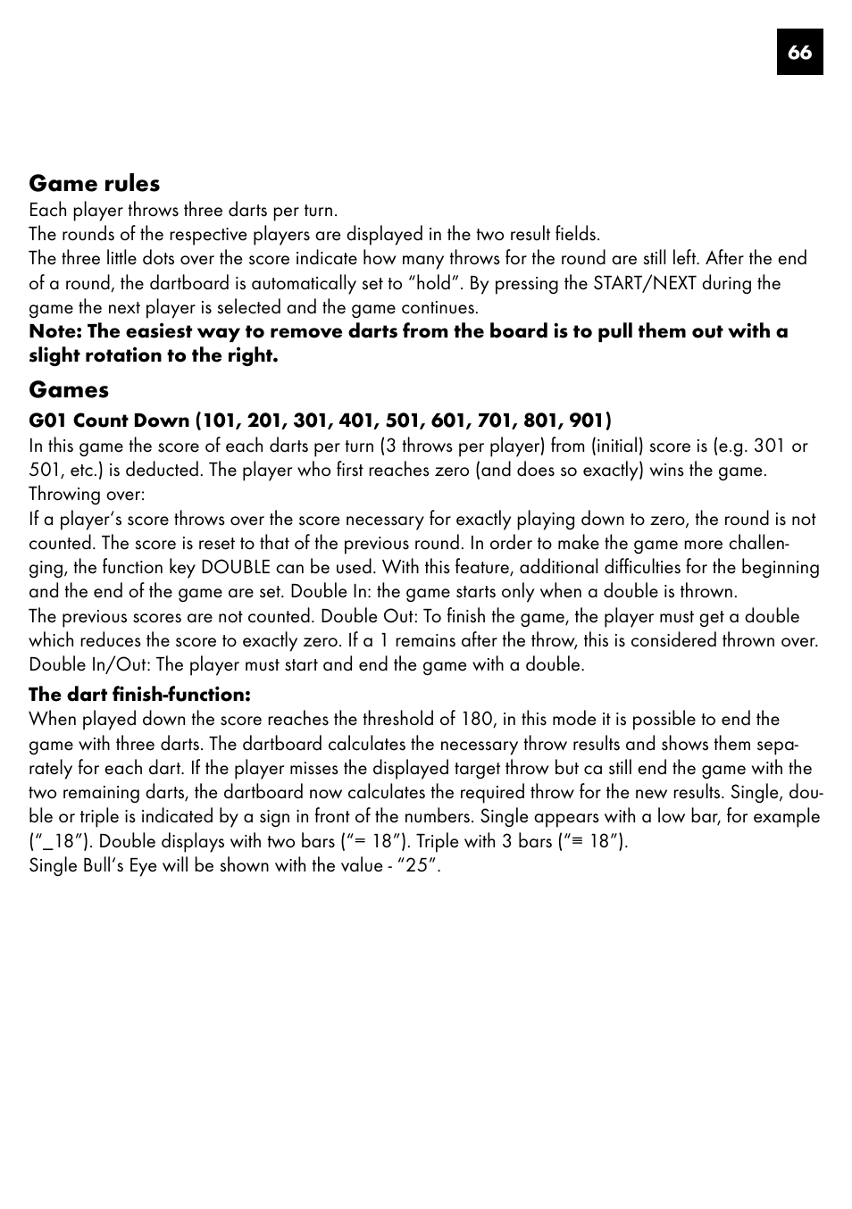 Game rules, Games | Crivit DS-1435 User Manual | Page 64 / 94