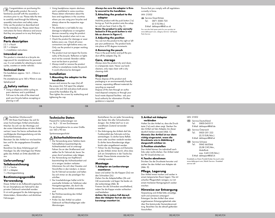 Crivit FG-1893 User Manual | Page 2 / 2