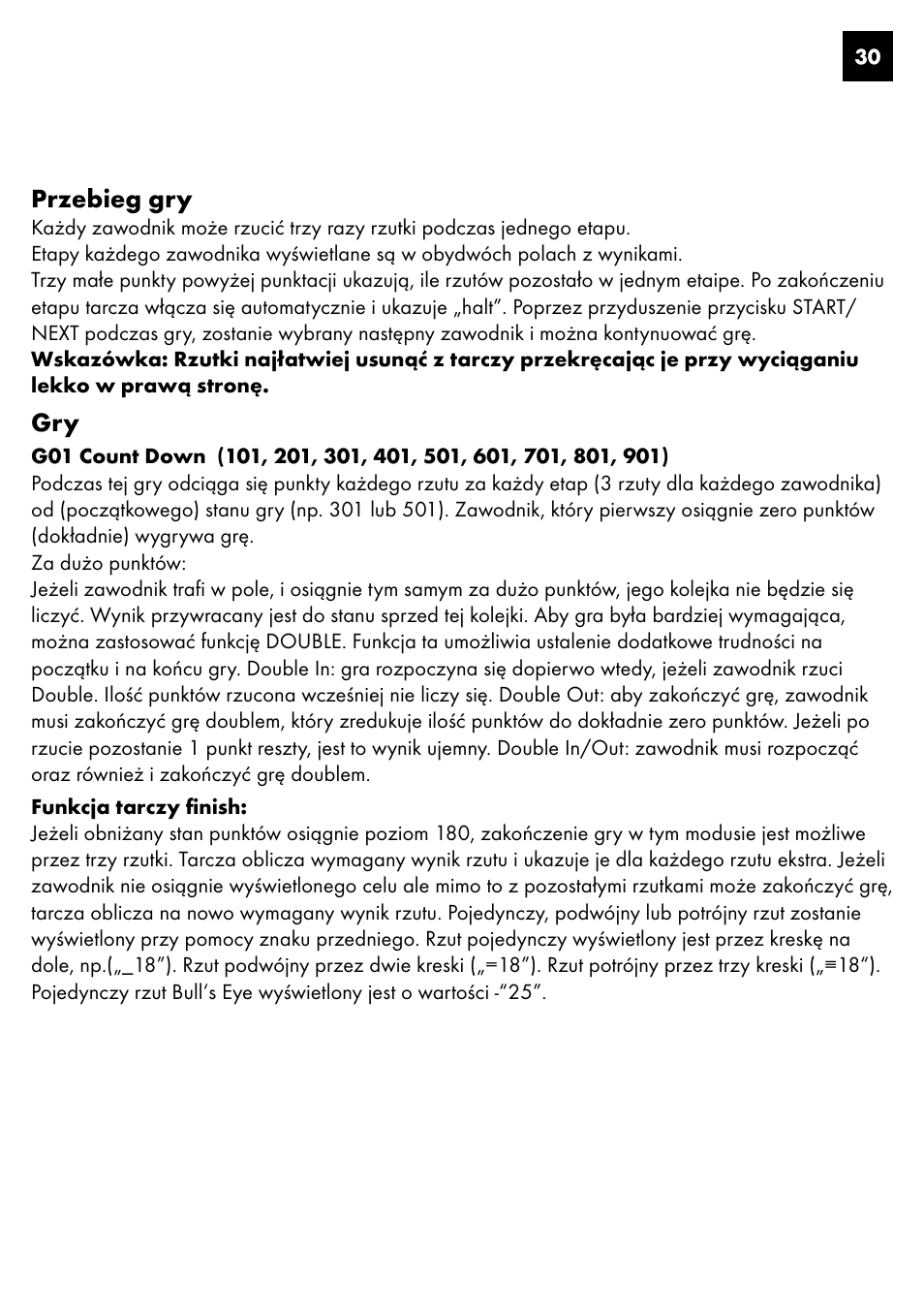 Przebieg gry | Crivit DS-1435 User Manual | Page 28 / 130