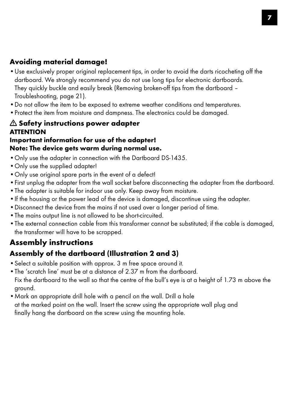 Assembly instructions | Crivit DS-1435 User Manual | Page 5 / 130