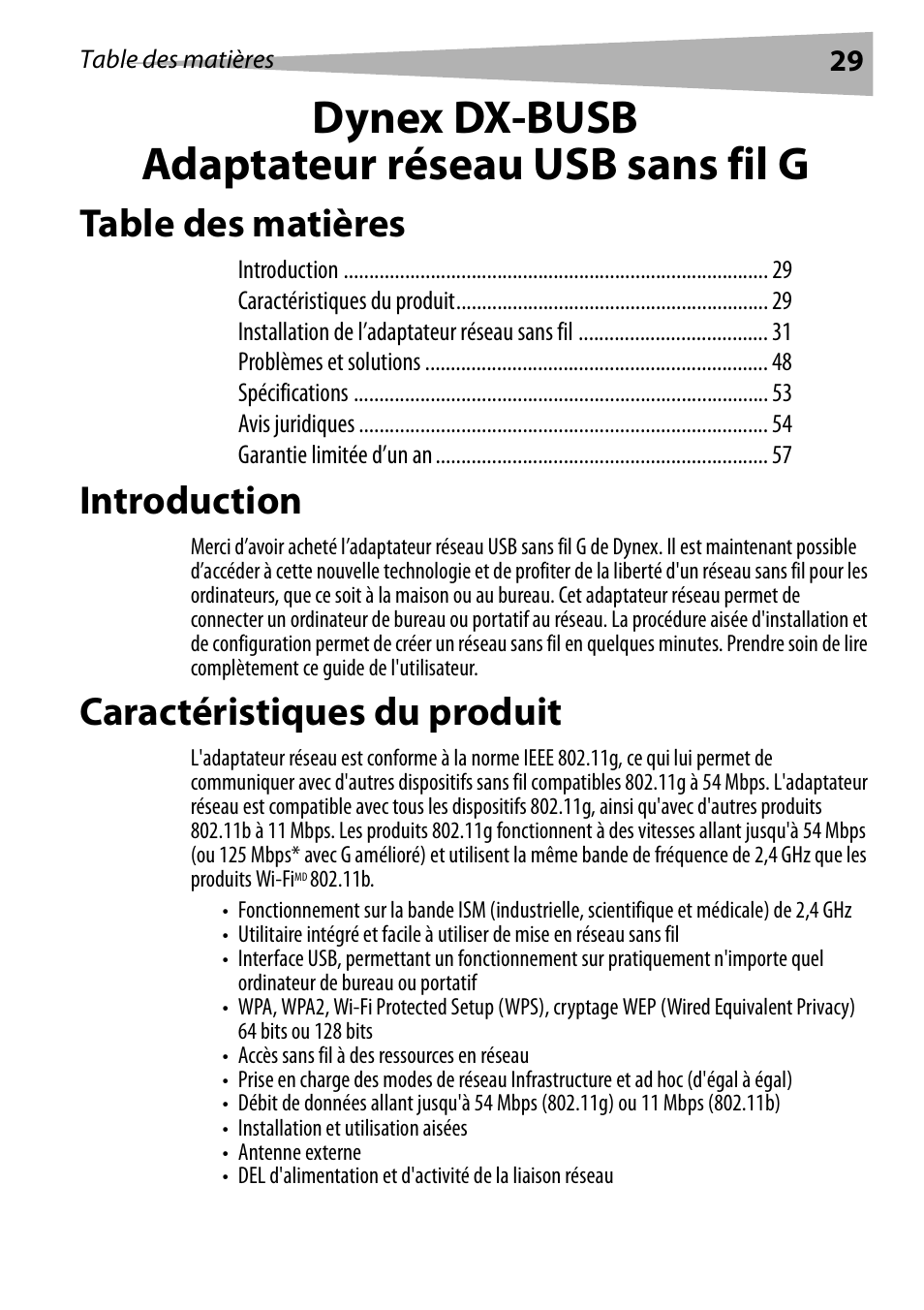 Dynex DX-BUSB User Manual | Page 29 / 90