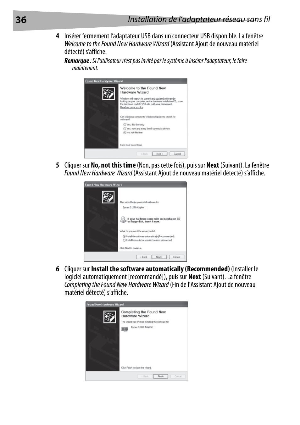 Dynex DX-BUSB User Manual | Page 36 / 90