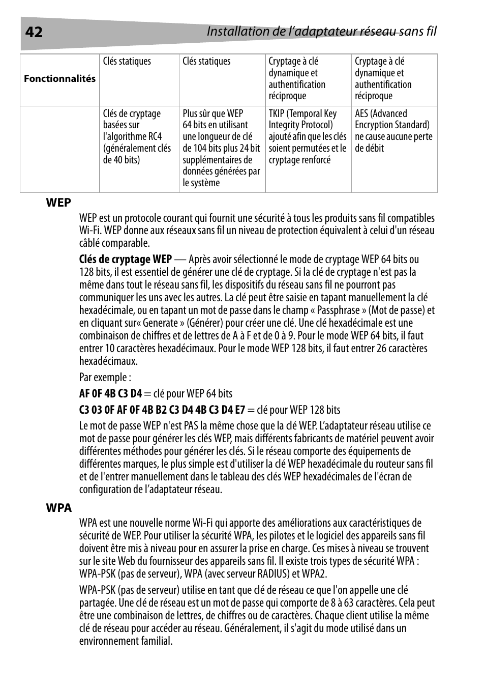 Installation de l’adaptateur réseau sans fil | Dynex DX-BUSB User Manual | Page 42 / 90