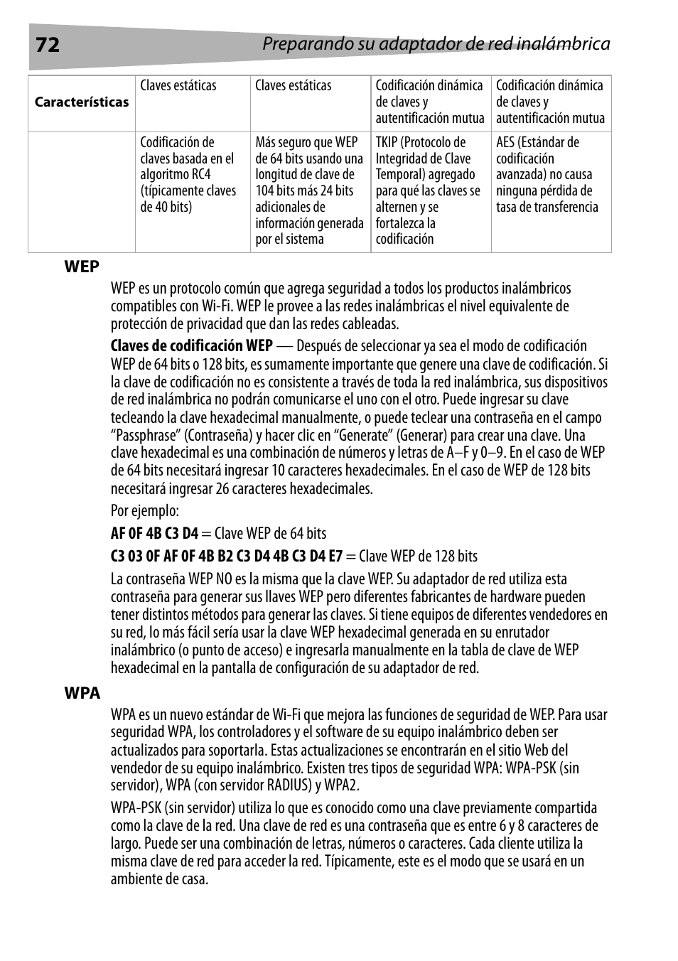 Preparando su adaptador de red inalámbrica | Dynex DX-BUSB User Manual | Page 72 / 90