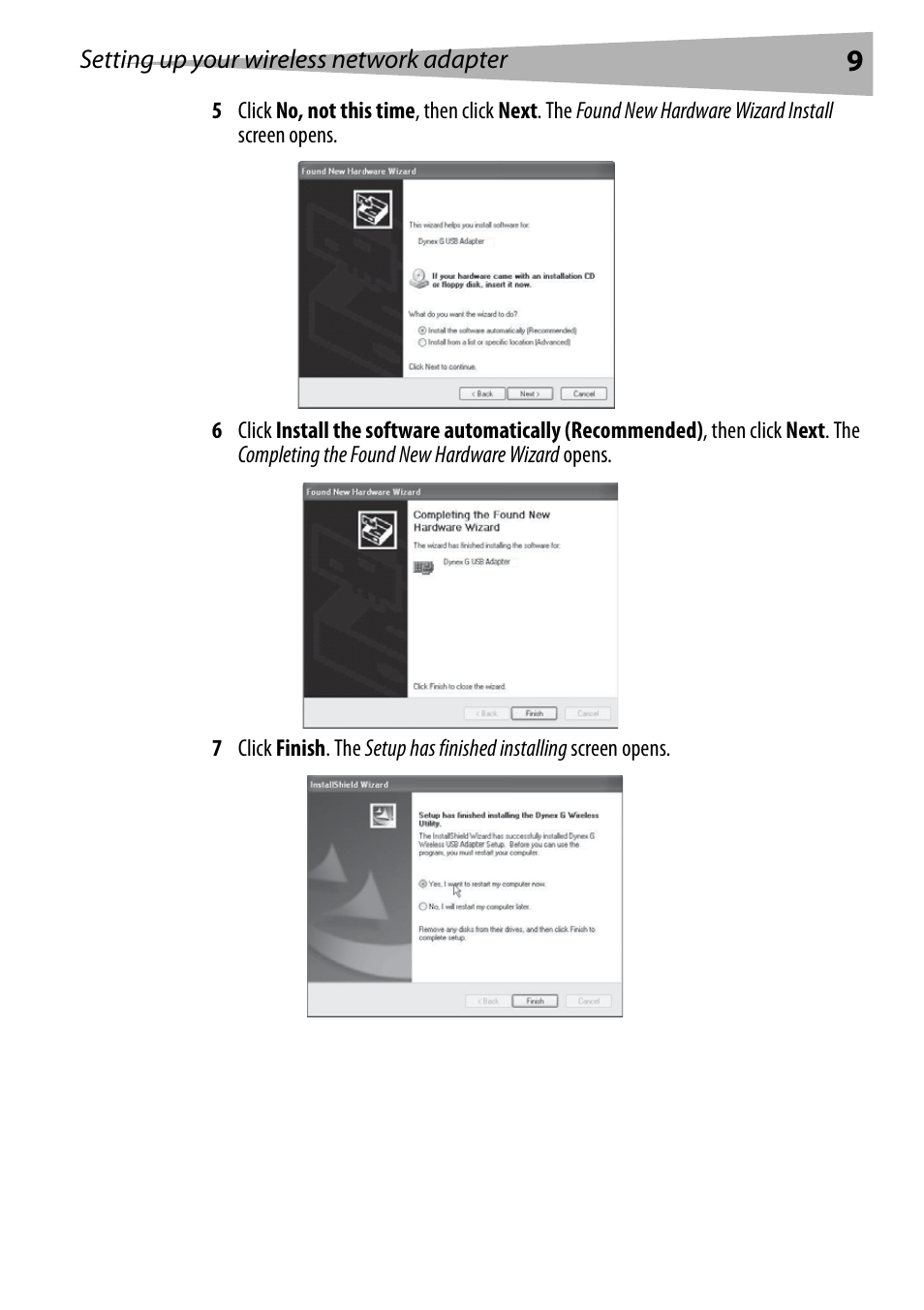 Dynex DX-BUSB User Manual | Page 9 / 90