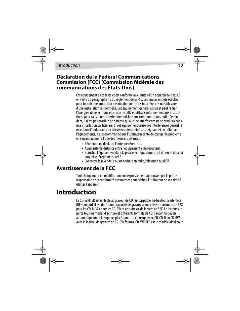 Introduction | Dynex DX-CDRW52 User Manual | Page 17 / 47