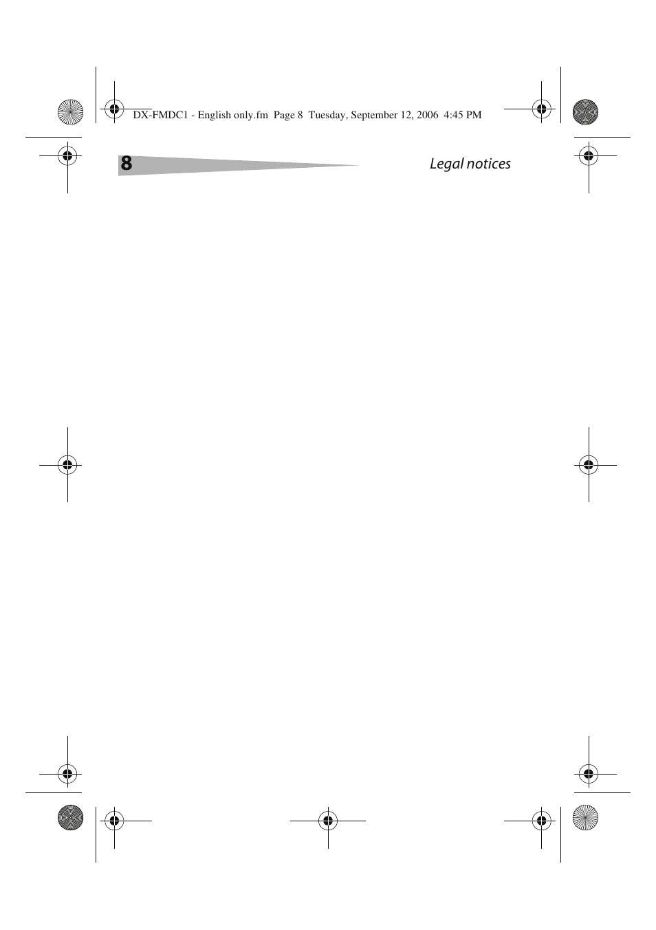 Dynex DX-FMDC1 User Manual | Page 8 / 12