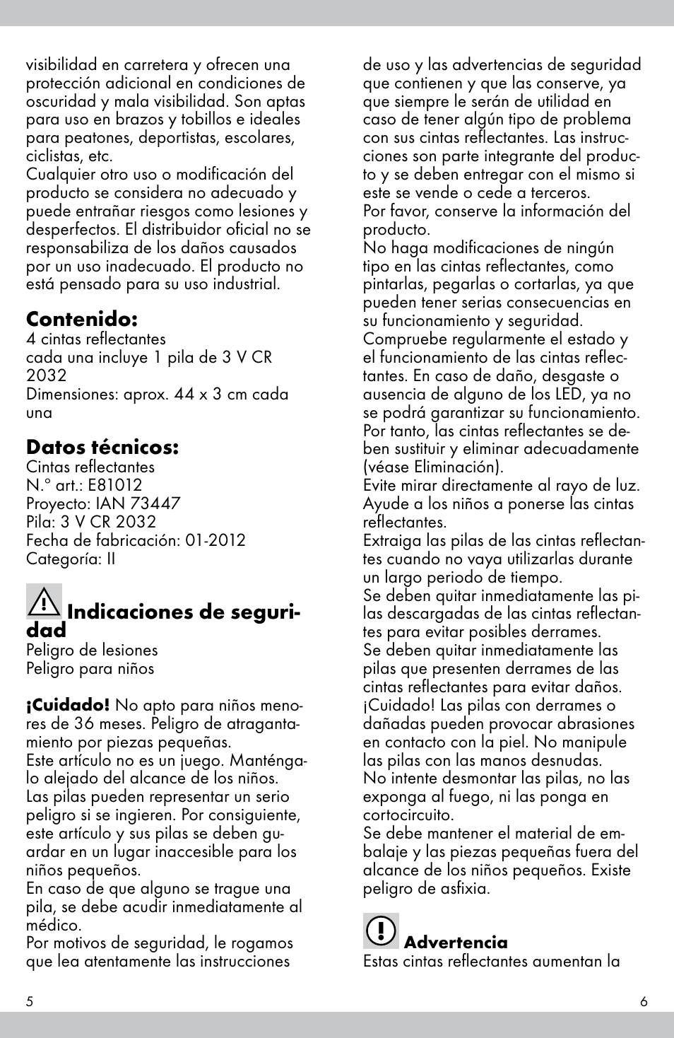 Crivit E81012 User Manual | Page 4 / 21