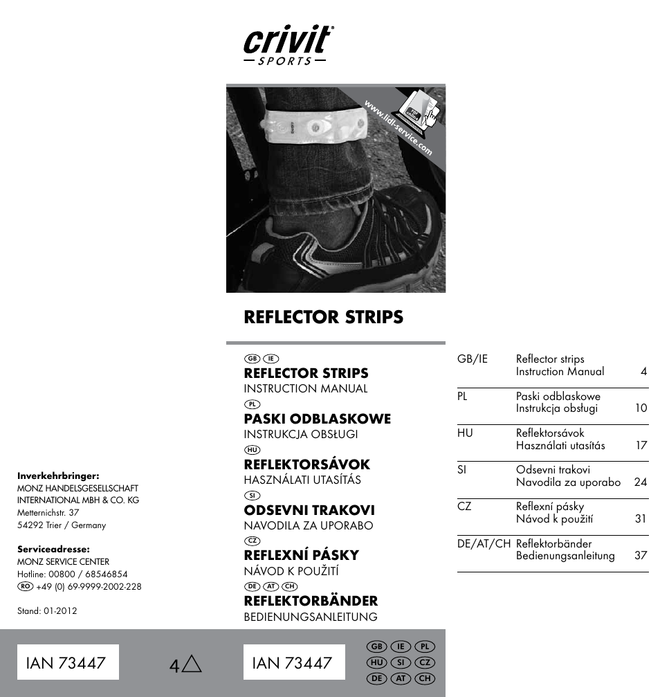 Crivit E81012 User Manual | 23 pages