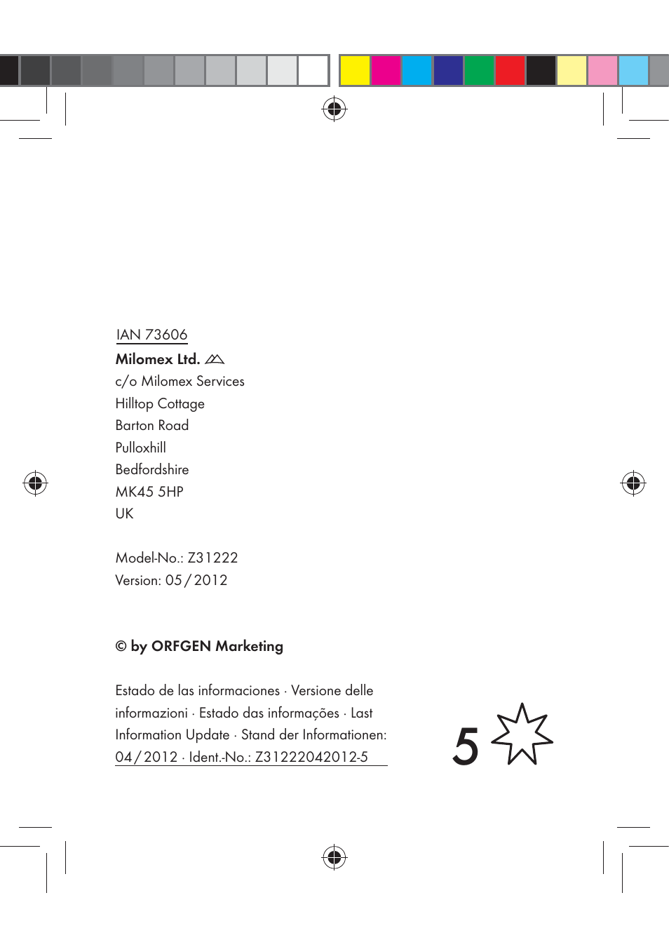 Crivit Z31222 User Manual | Page 115 / 115