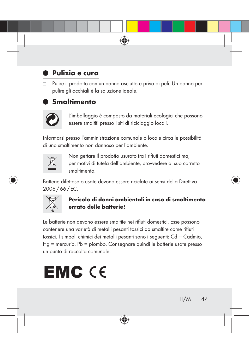 Crivit Z31222 User Manual | Page 47 / 115