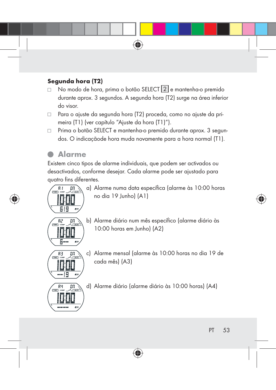 Alarme | Crivit Z31222 User Manual | Page 53 / 115