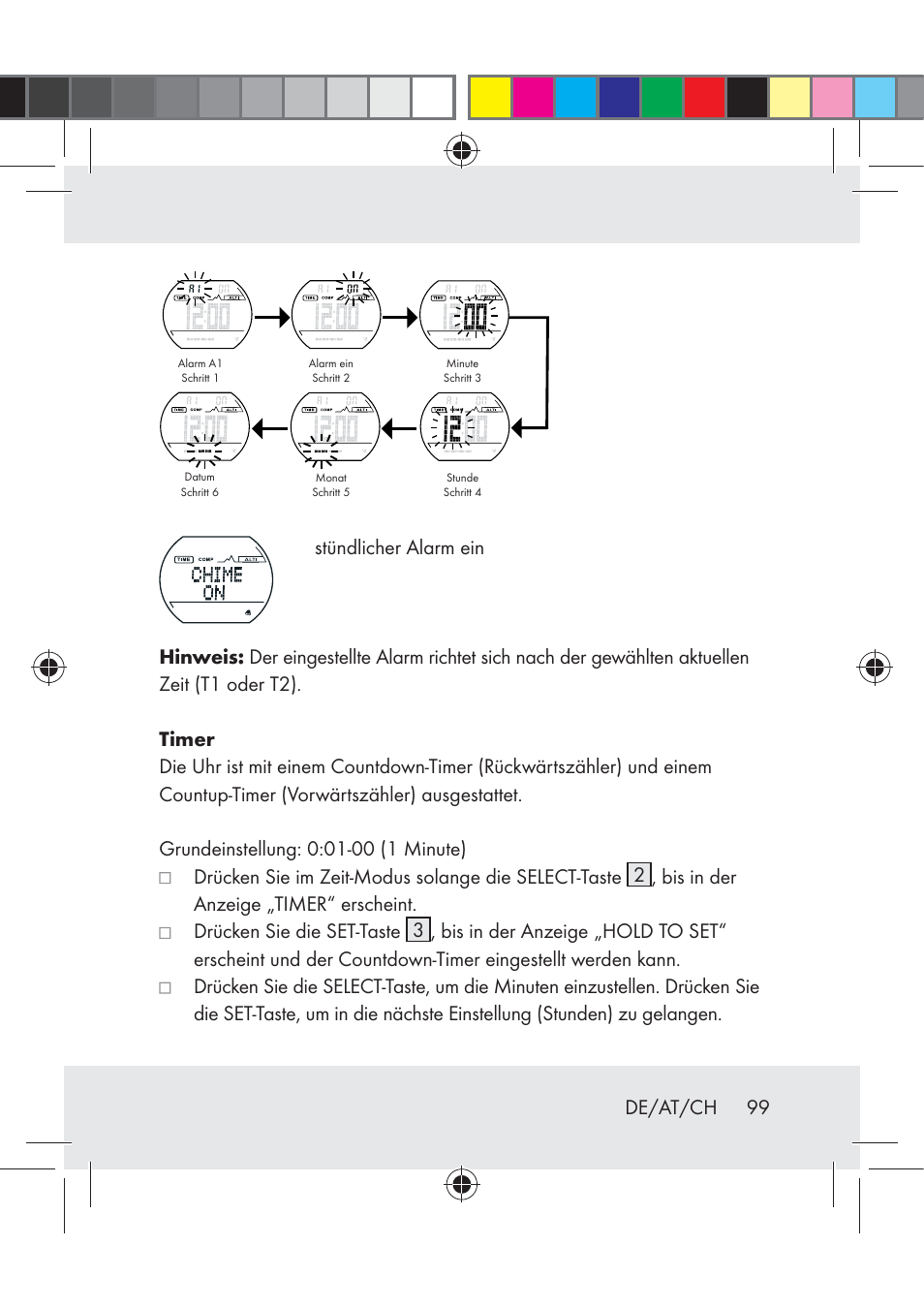99 de/at/ch | Crivit Z31222 User Manual | Page 99 / 115
