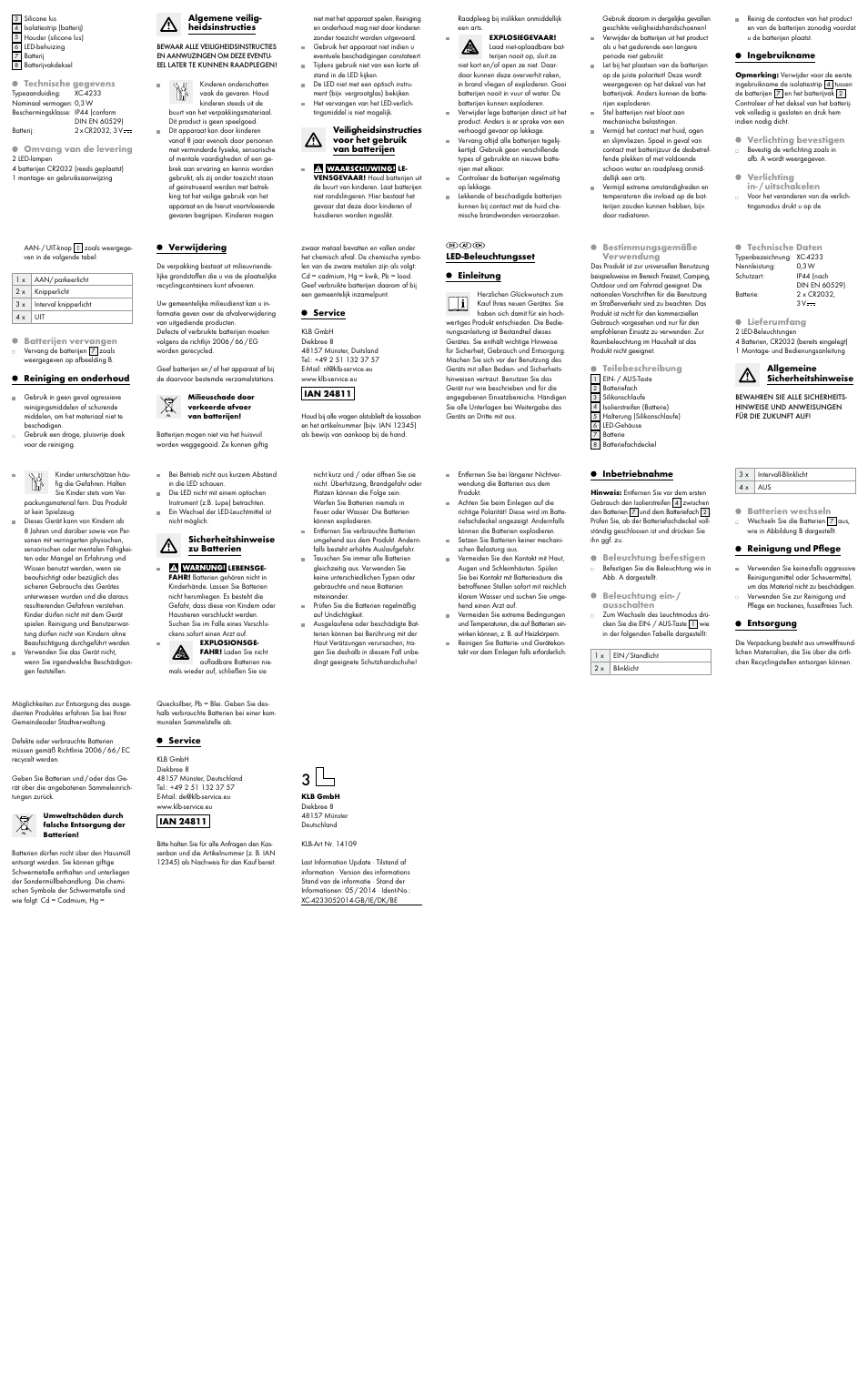 Crivit LED Light Set User Manual | Page 2 / 2