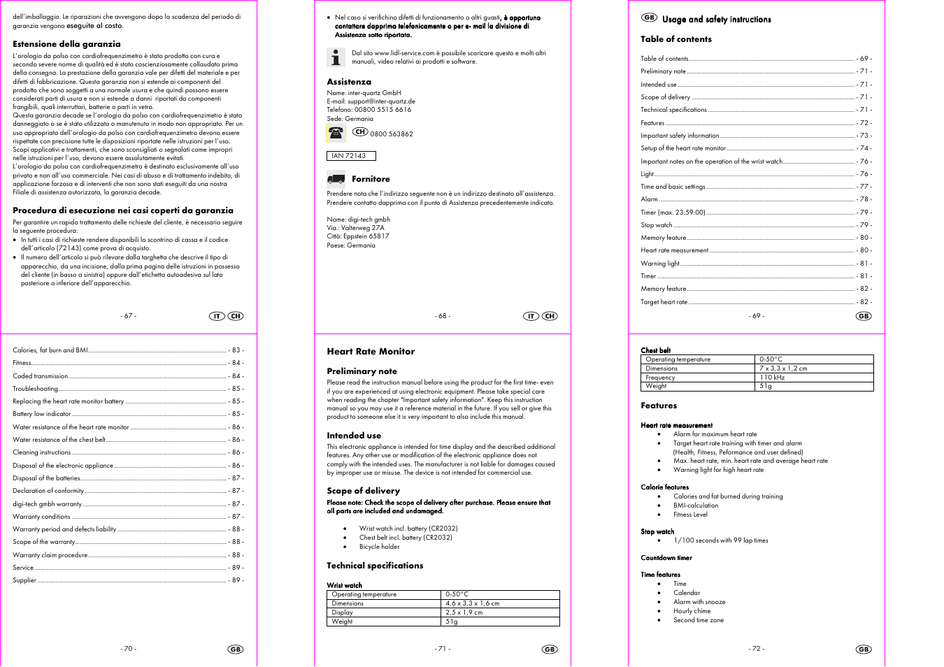 Crivit 1-LD3322 User Manual | Page 12 / 16