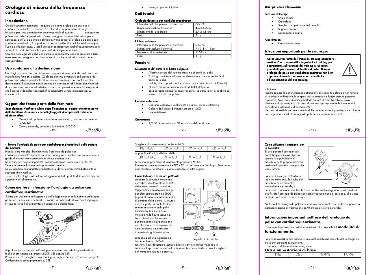 Orologio di misura della frequenza cardiaca | Crivit 1-LD3322 User Manual | Page 9 / 16