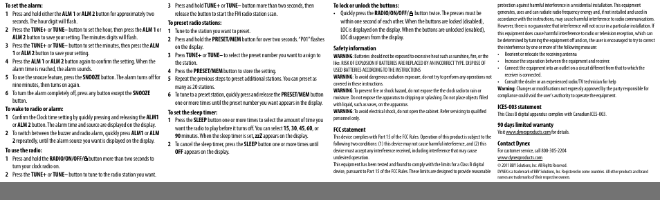 Dynex DX-CLTR01 User Manual | Page 2 / 2