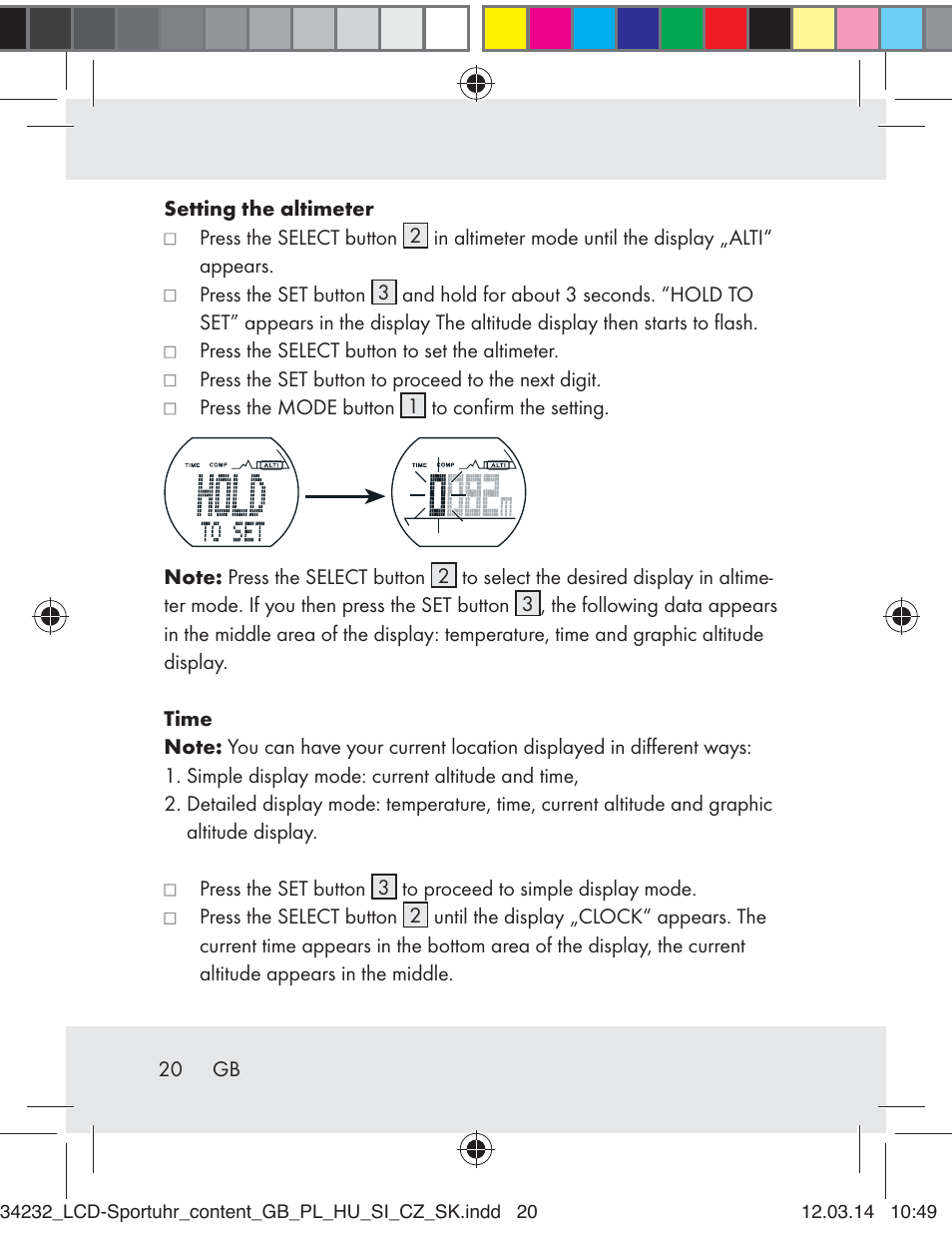 Crivit Z32130 User Manual | Page 20 / 141