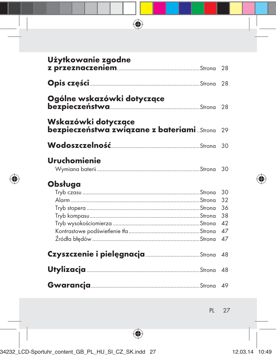 Crivit Z32130 User Manual | Page 27 / 141