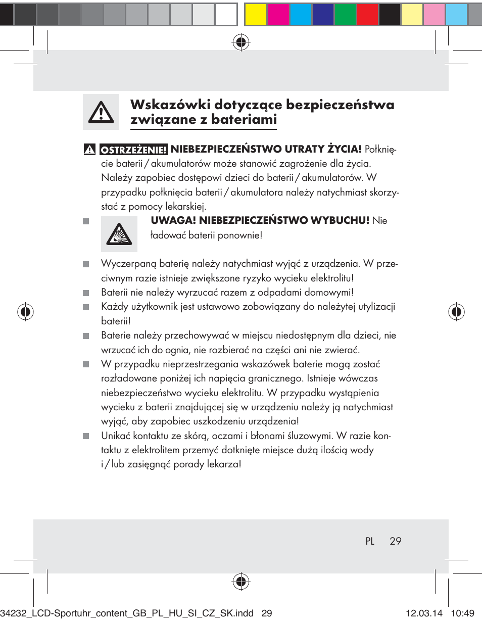 Crivit Z32130 User Manual | Page 29 / 141