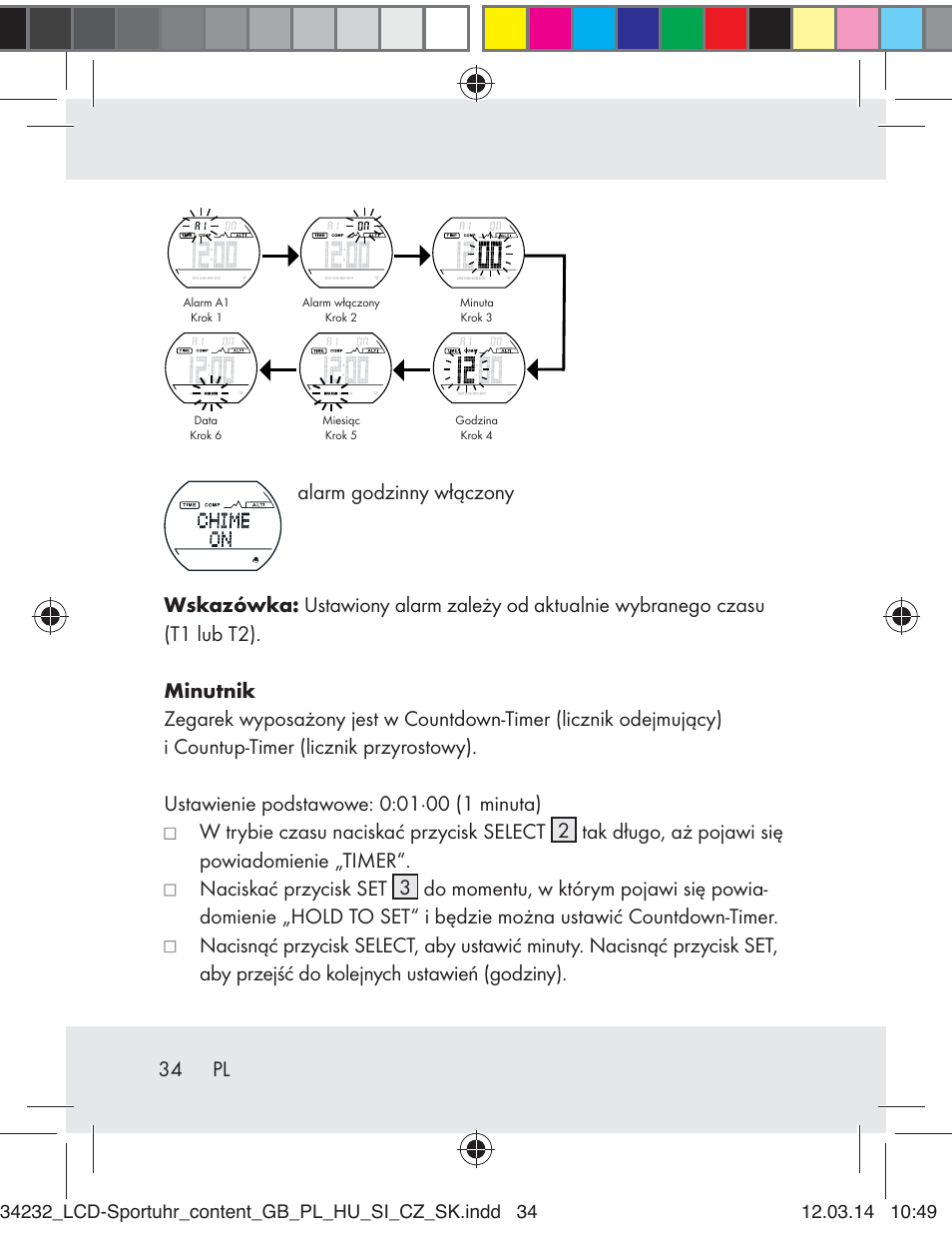 34 pl | Crivit Z32130 User Manual | Page 34 / 141