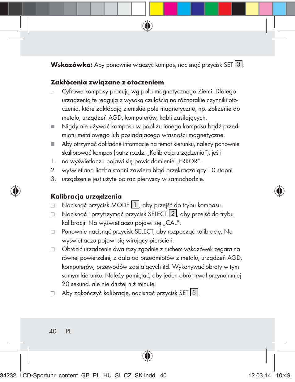 Crivit Z32130 User Manual | Page 40 / 141