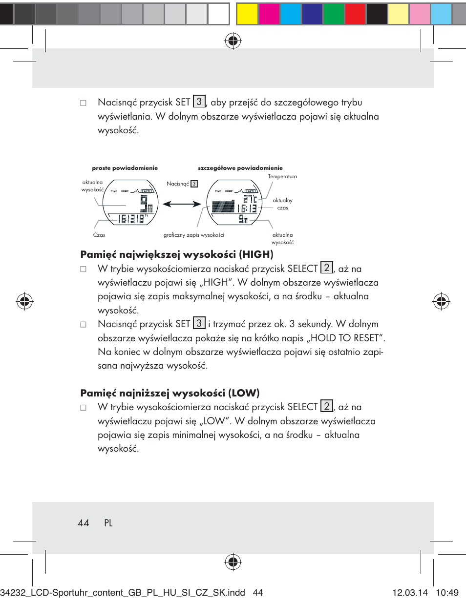 Crivit Z32130 User Manual | Page 44 / 141