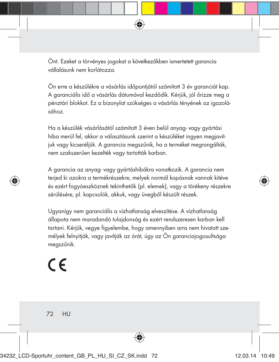 Crivit Z32130 User Manual | Page 72 / 141
