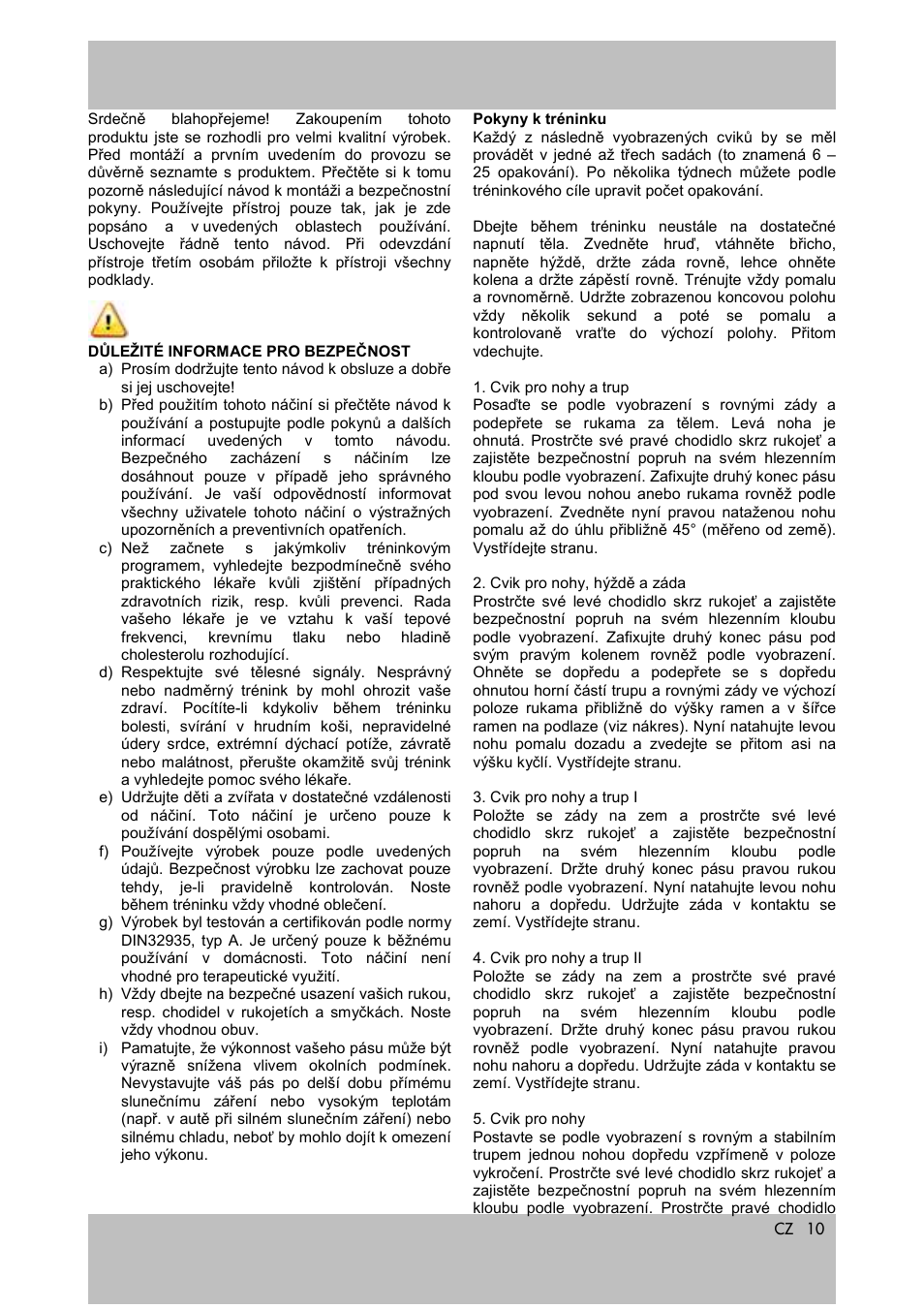 Crivit Fitness Band User Manual | Page 10 / 19