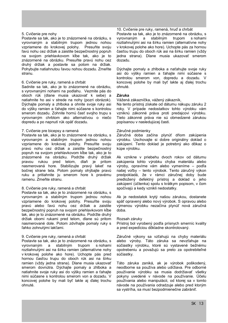 Crivit Fitness Band User Manual | Page 13 / 19