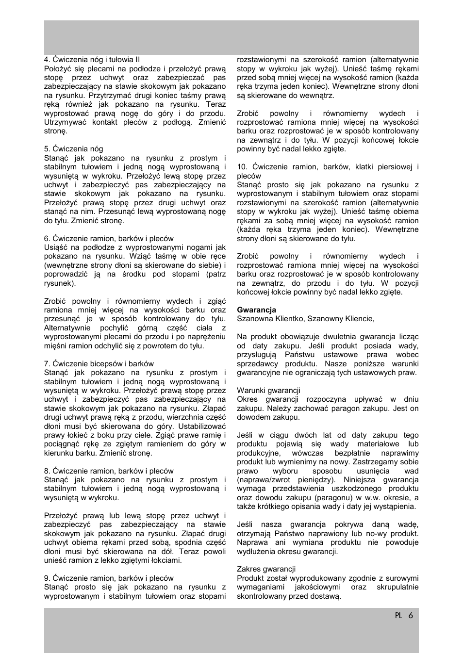 Crivit Fitness Band User Manual | Page 6 / 19