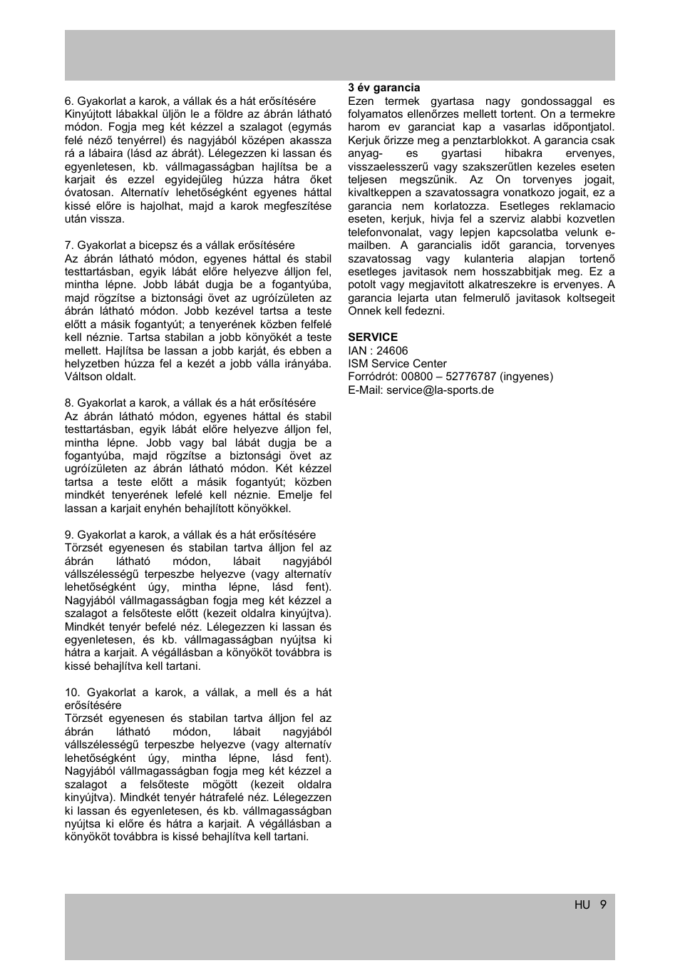 Crivit Fitness Band User Manual | Page 9 / 19