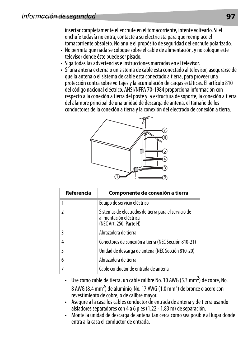 Información de seguridad | Dynex DX-R24TV User Manual | Page 97 / 142