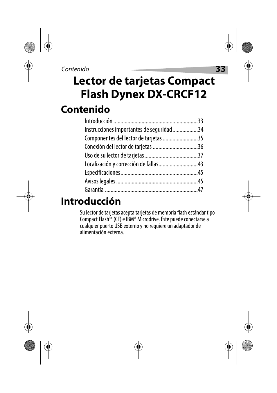 Dynex DX-CRCF12 User Manual | Page 33 / 50