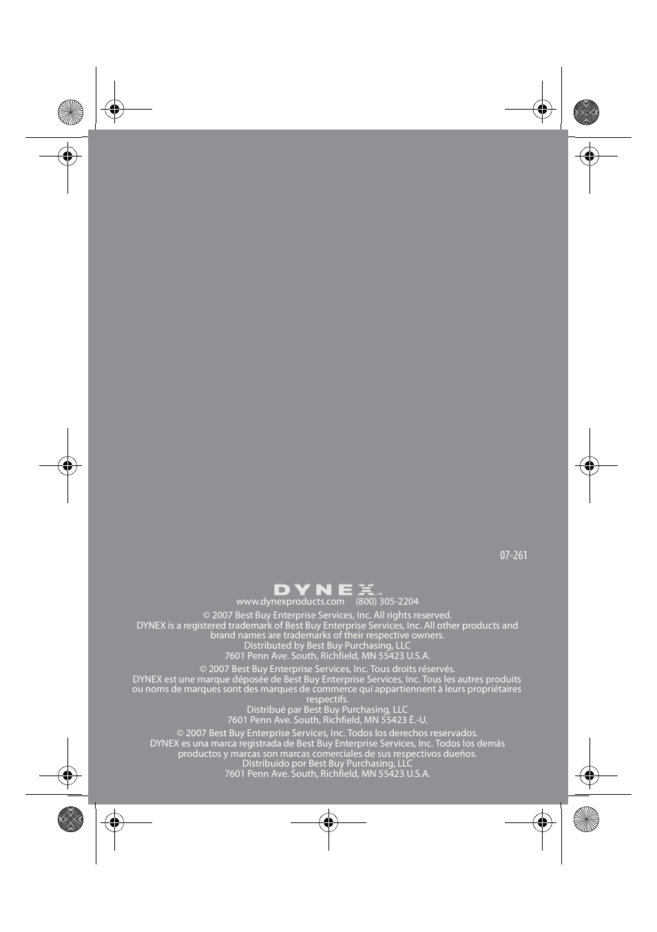 Dynex DX-CRCF12 User Manual | Page 50 / 50